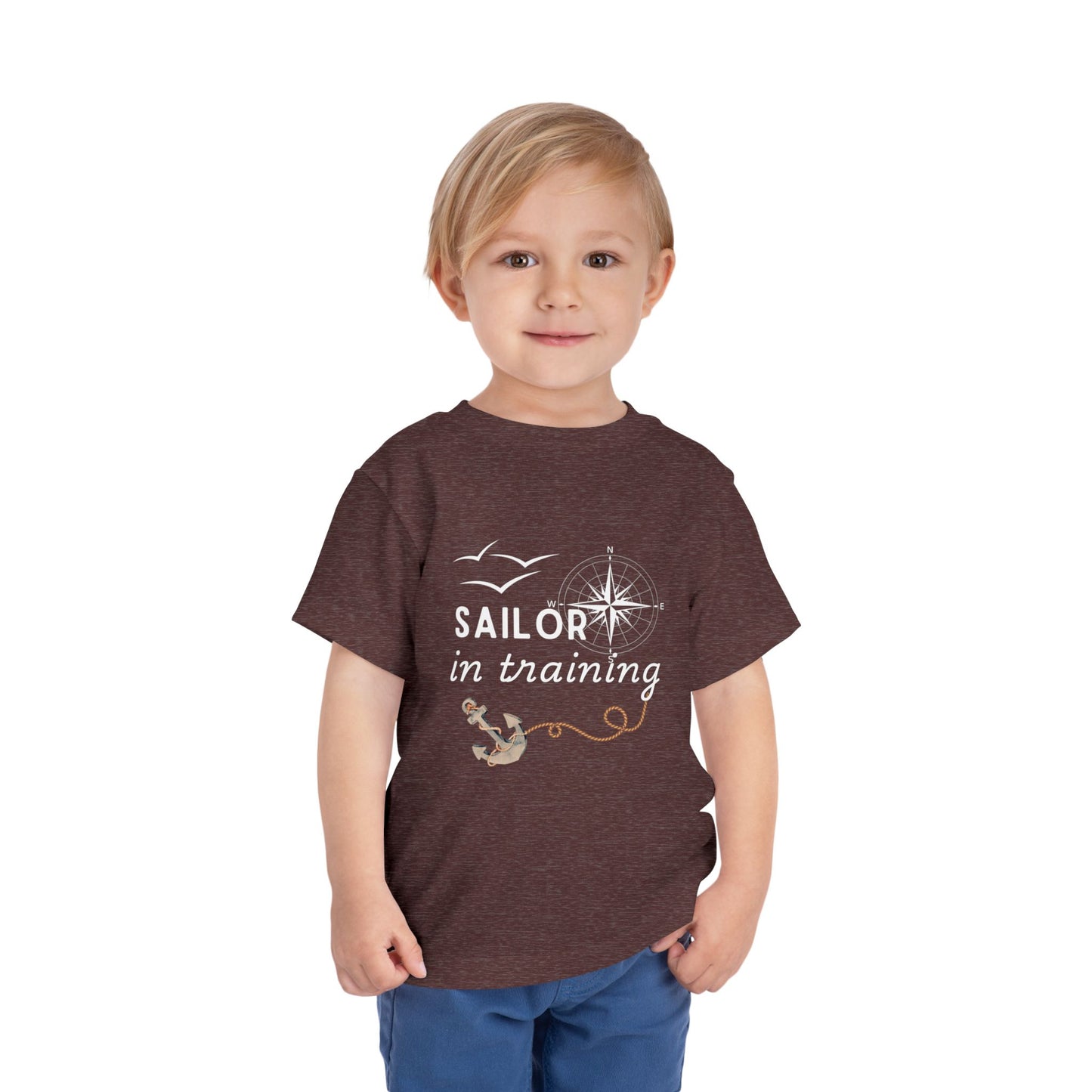 Sailor in Training Toddler T-Shirt | Navy Kids Short Sleeve Tee | 6 Colors Available