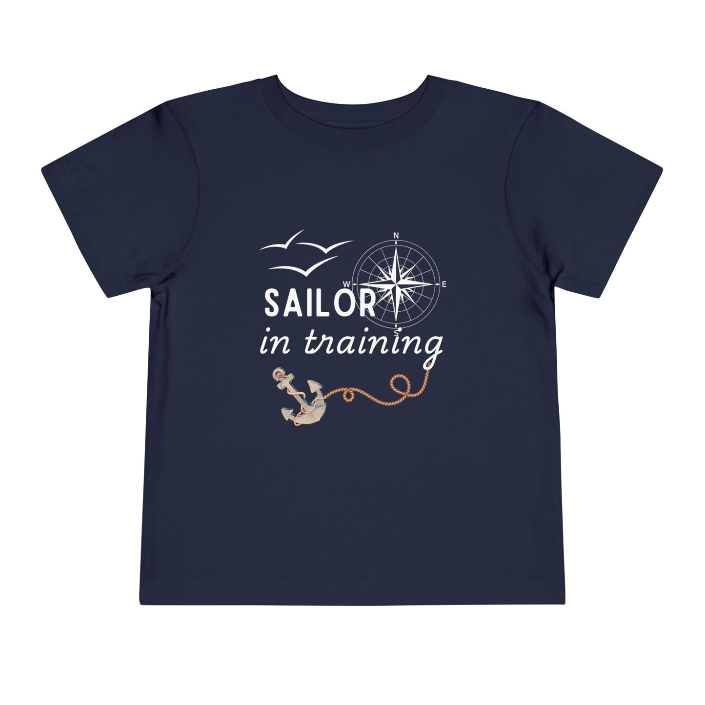 Sailor in Training Toddler T-Shirt | Navy Kids Short Sleeve Tee | 6 Colors Available