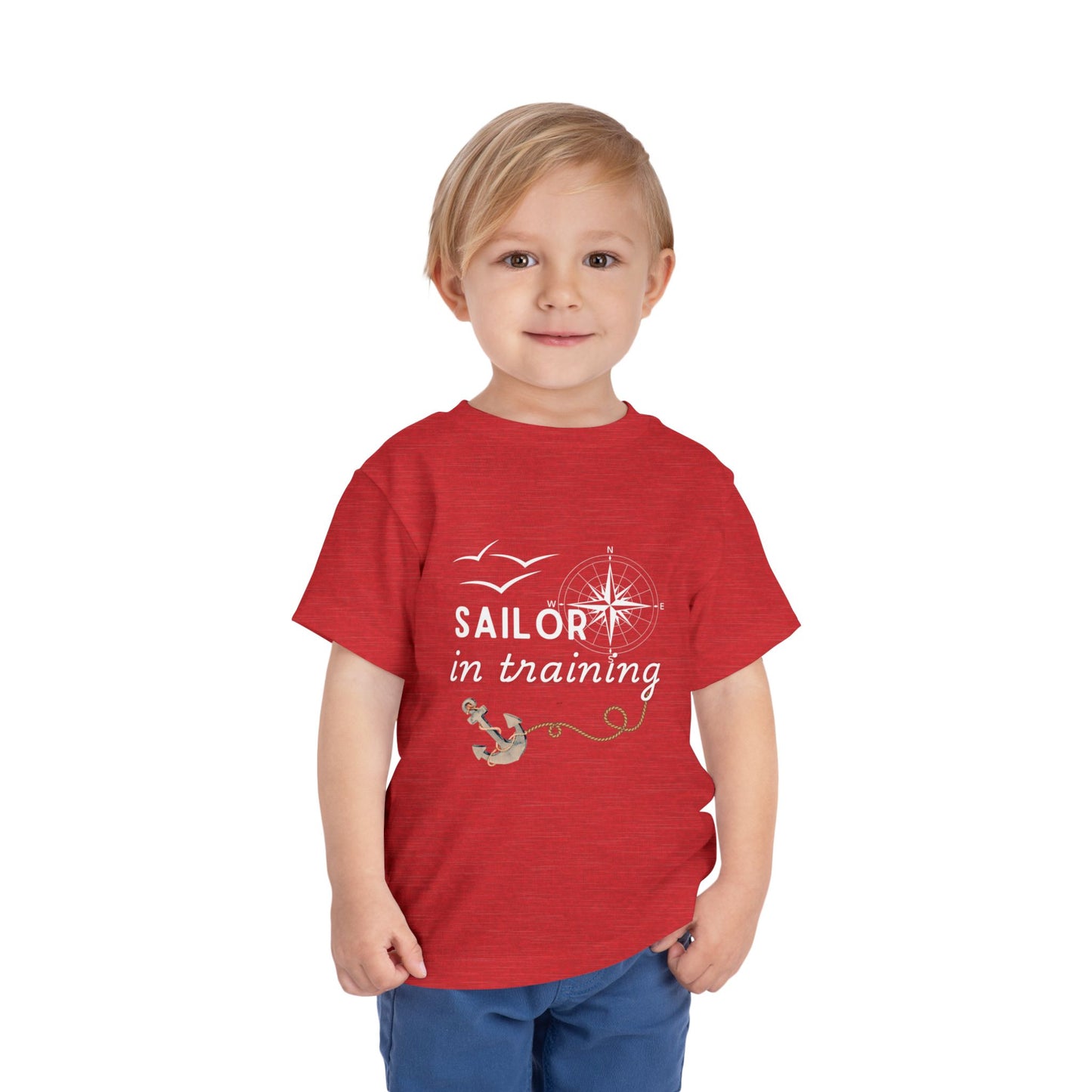 Sailor in Training Toddler T-Shirt | Navy Kids Short Sleeve Tee | 6 Colors Available