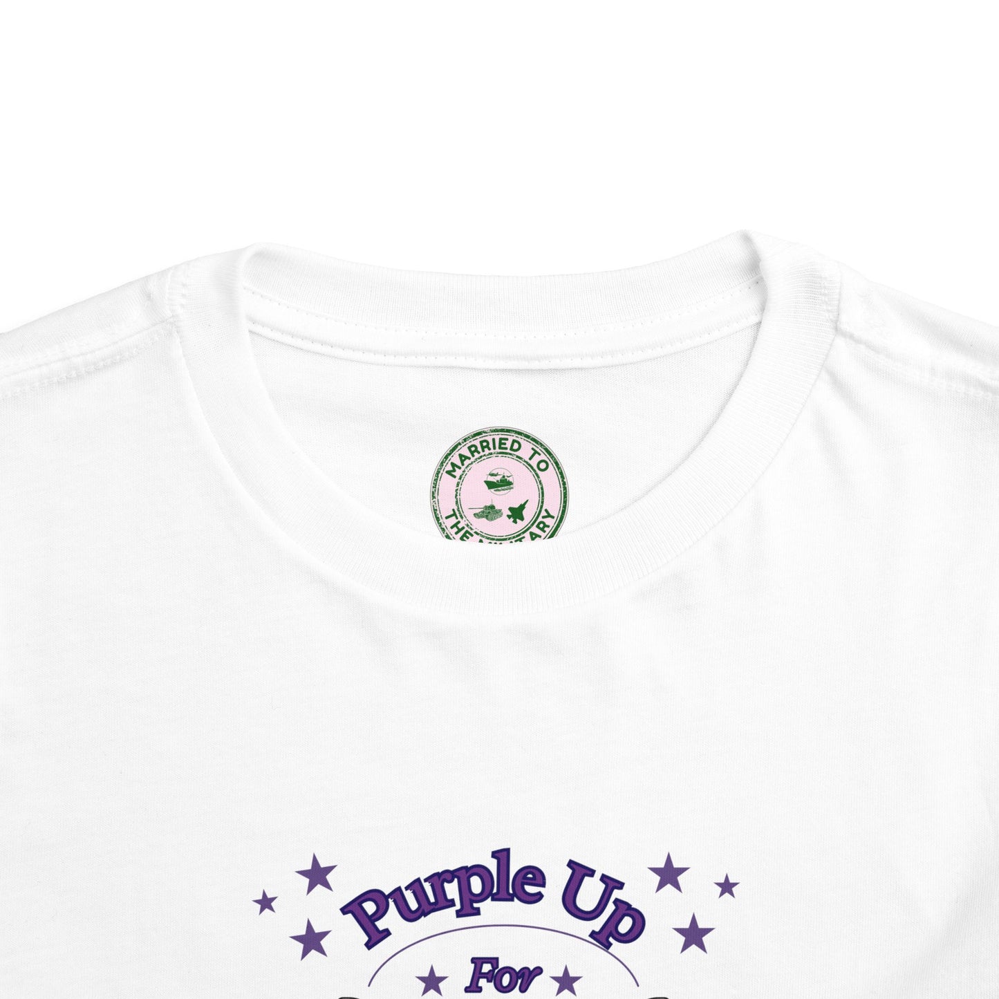 Purple Up Toddler T-Shirt | Military Kids Shirt | Month of the Military Child Gift