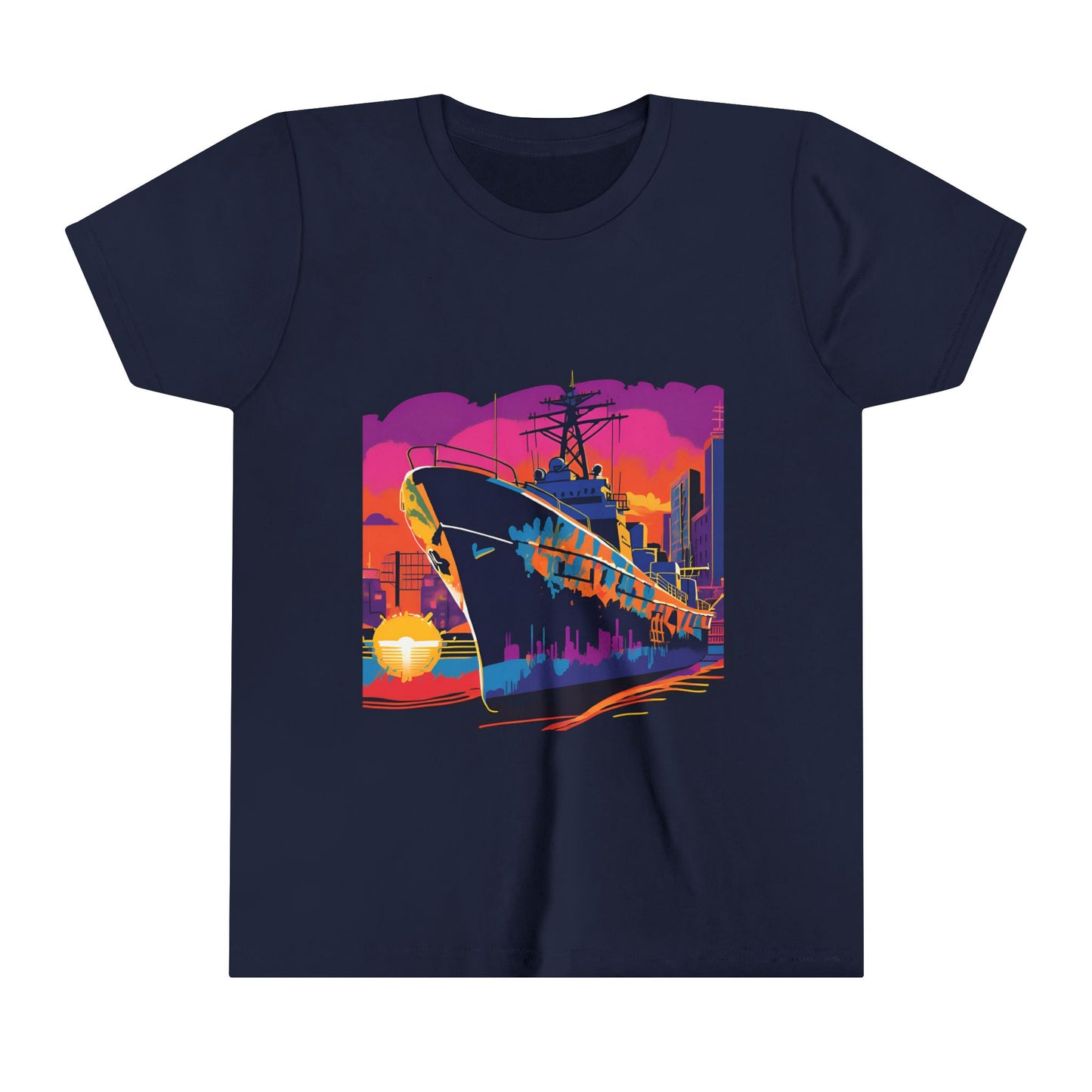 Navy Ship Tee - 7 Colors Available