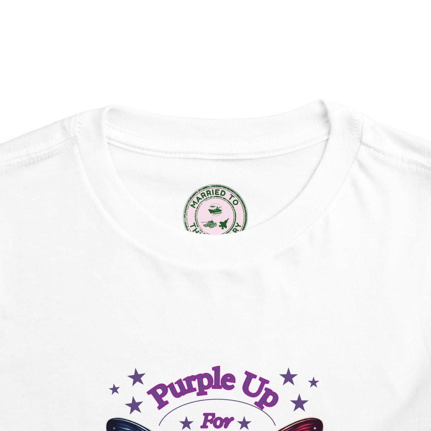 Purple Up Toddler T-Shirt | Military Kids Shirt | Month of the Military Child Gift