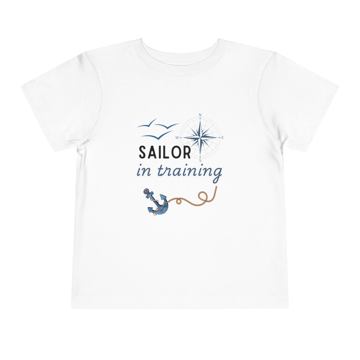 Sailor in Training Toddler T-Shirt | Navy Kids Short Sleeve Tee | 6 Colors Available
