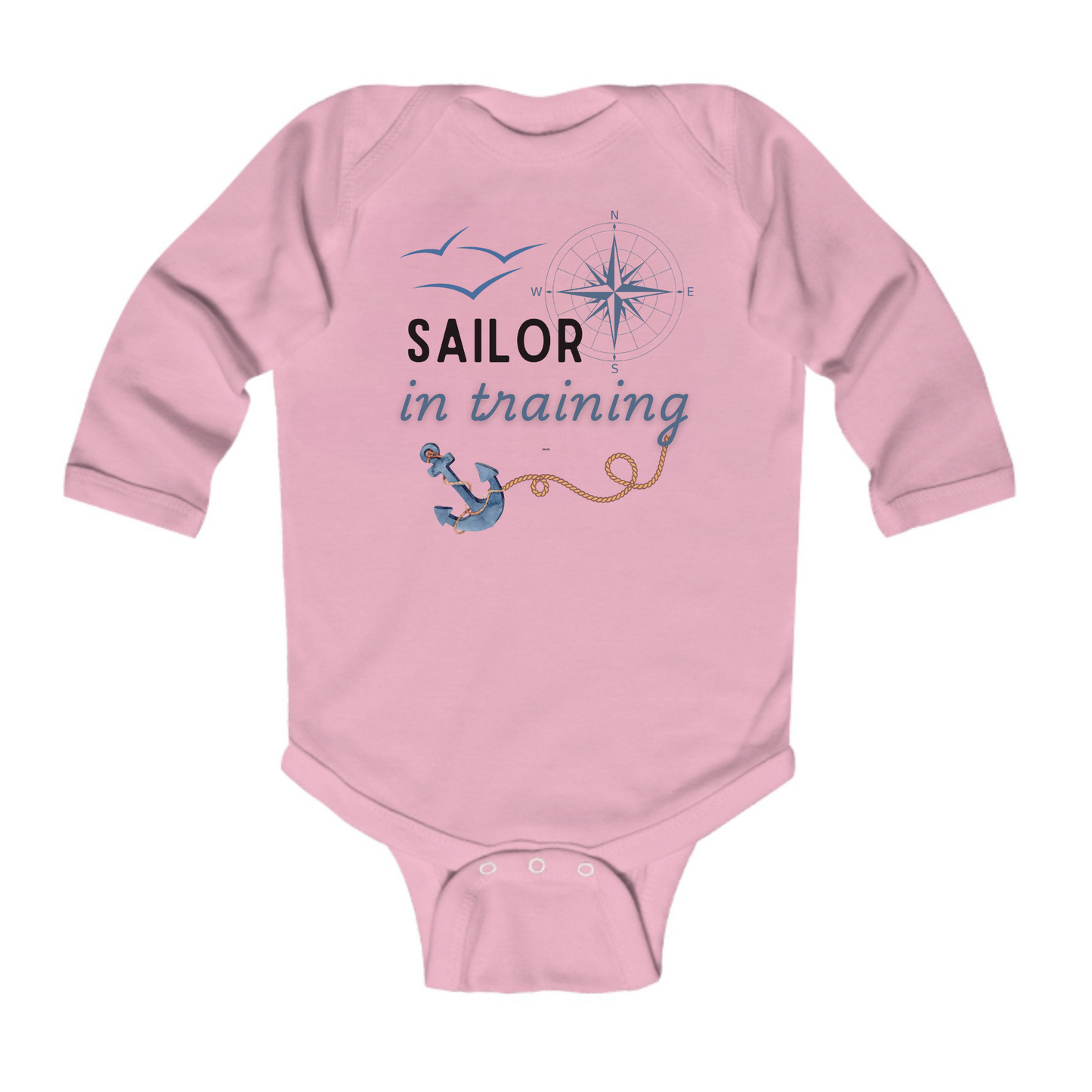 'Sailor in Training' Baby Body Suit - 4 Colours Available