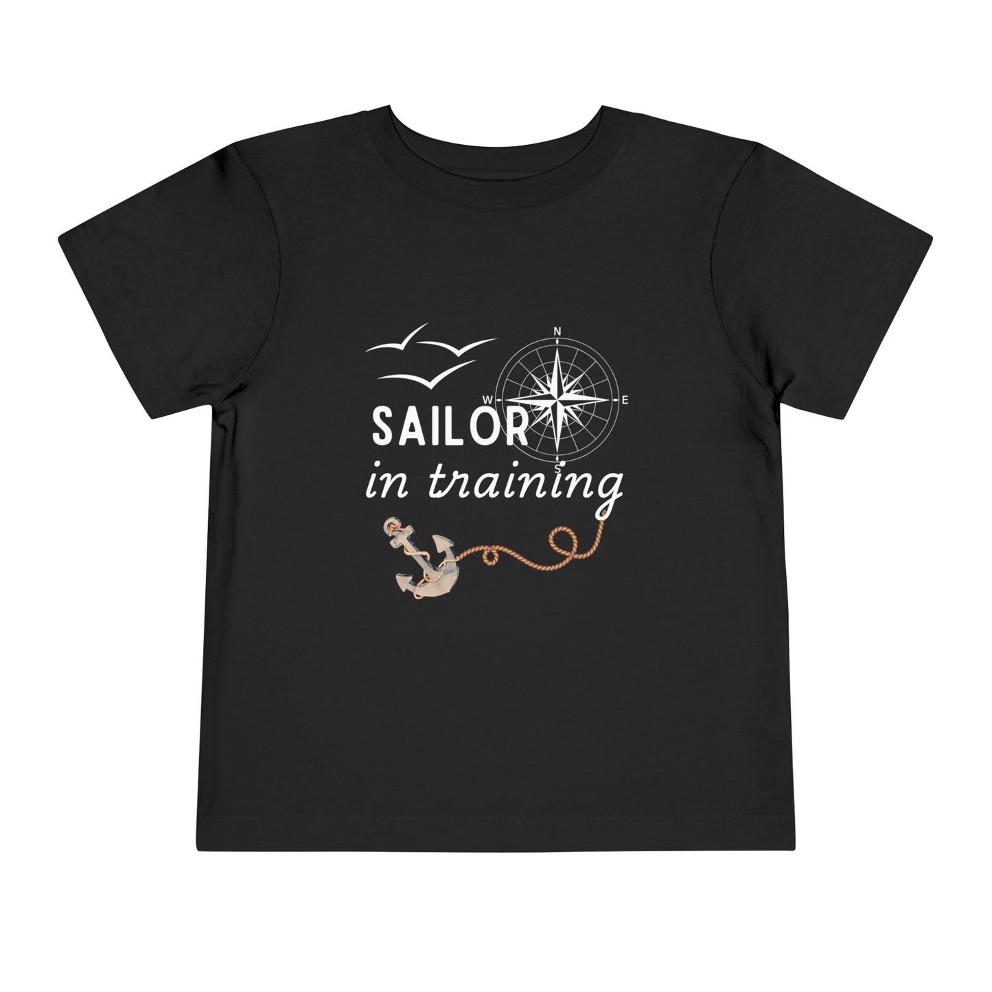 Sailor in Training Toddler T-Shirt | Navy Kids Short Sleeve Tee | 6 Colors Available
