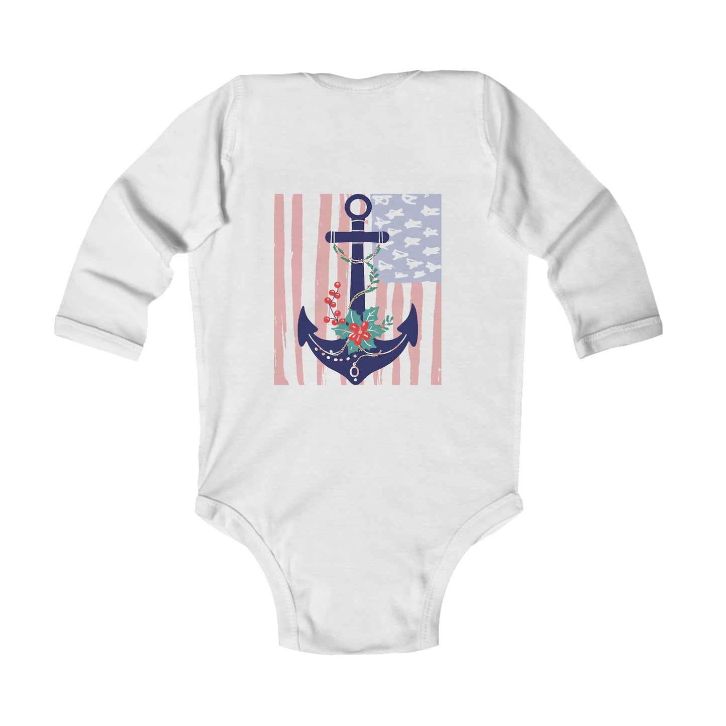 Homeward Bound for Christmas Baby Grow | US Navy Sailor Daddy/Mommy Baby Outfit | 3 Colors Available