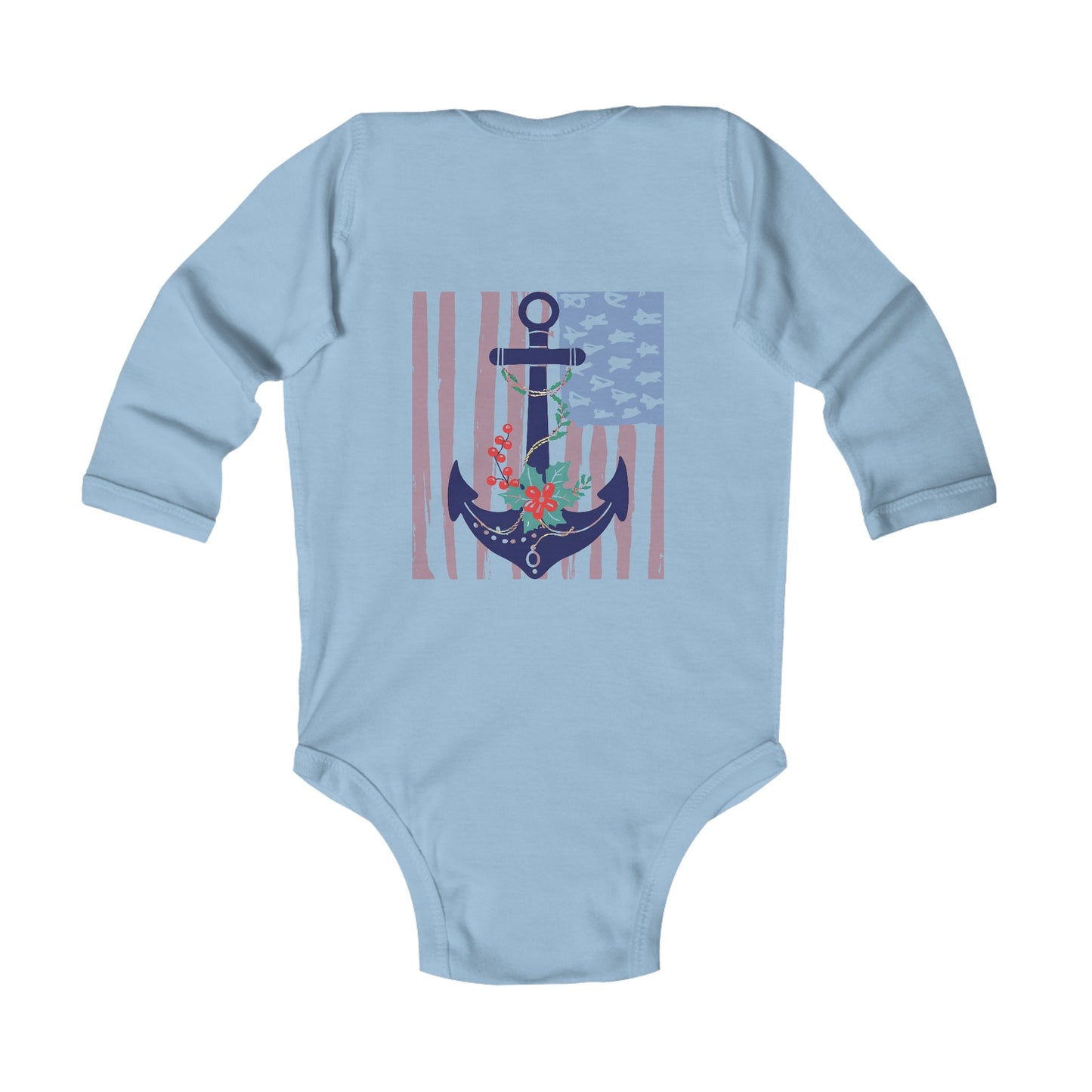 Homeward Bound for Christmas Baby Grow | US Navy Sailor Daddy/Mommy Baby Outfit | 3 Colors Available