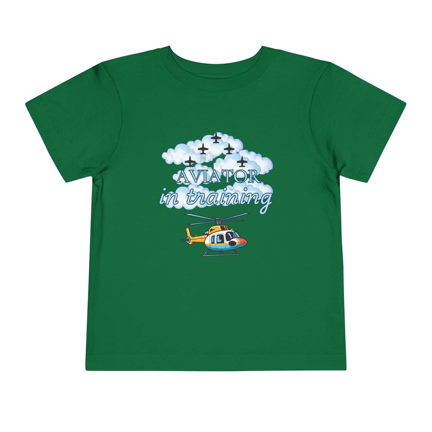 Aviator in Training Toddler T-Shirt | USAF Kids Short Sleeve Tee | 5 Colors Available