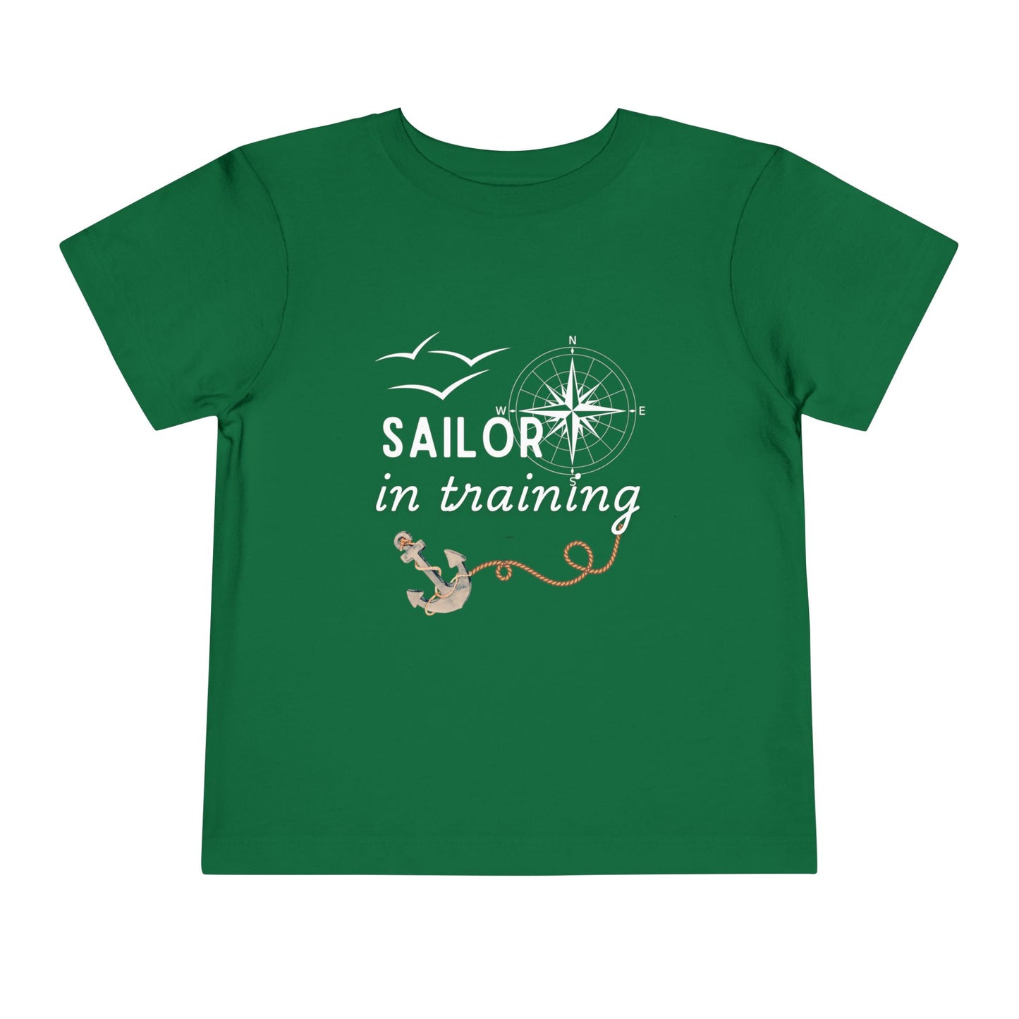 Sailor in Training Toddler T-Shirt | Navy Kids Short Sleeve Tee | 6 Colors Available