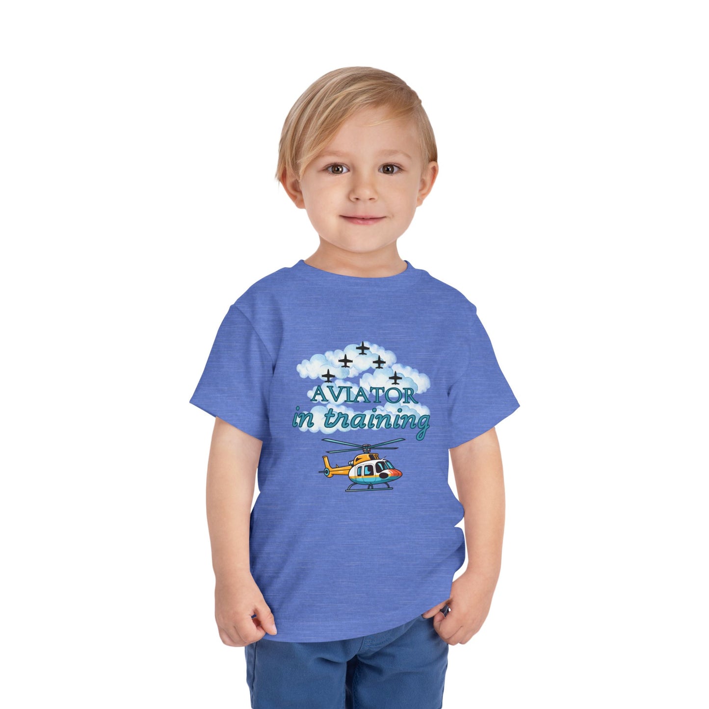 Aviator in Training Toddler T-Shirt | USAF Kids Short Sleeve Tee | 5 Colors Available