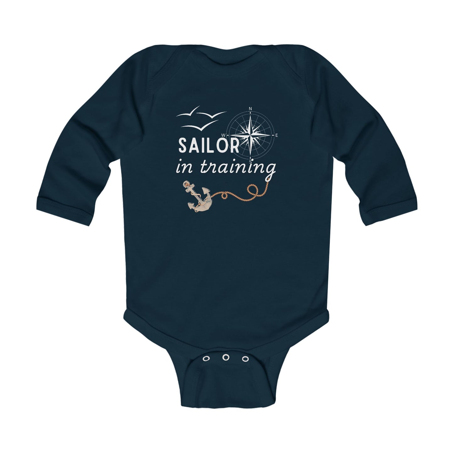 US Navy 'Sailor in Training' – Daddy & Mommy Gift | Cute Babygrow | 5 Colors Available