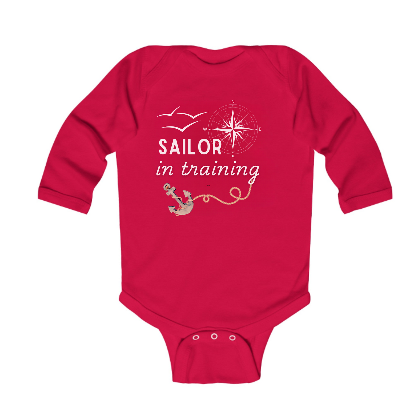 'Sailor in Training' Baby Body Suit - 4 Colours Available