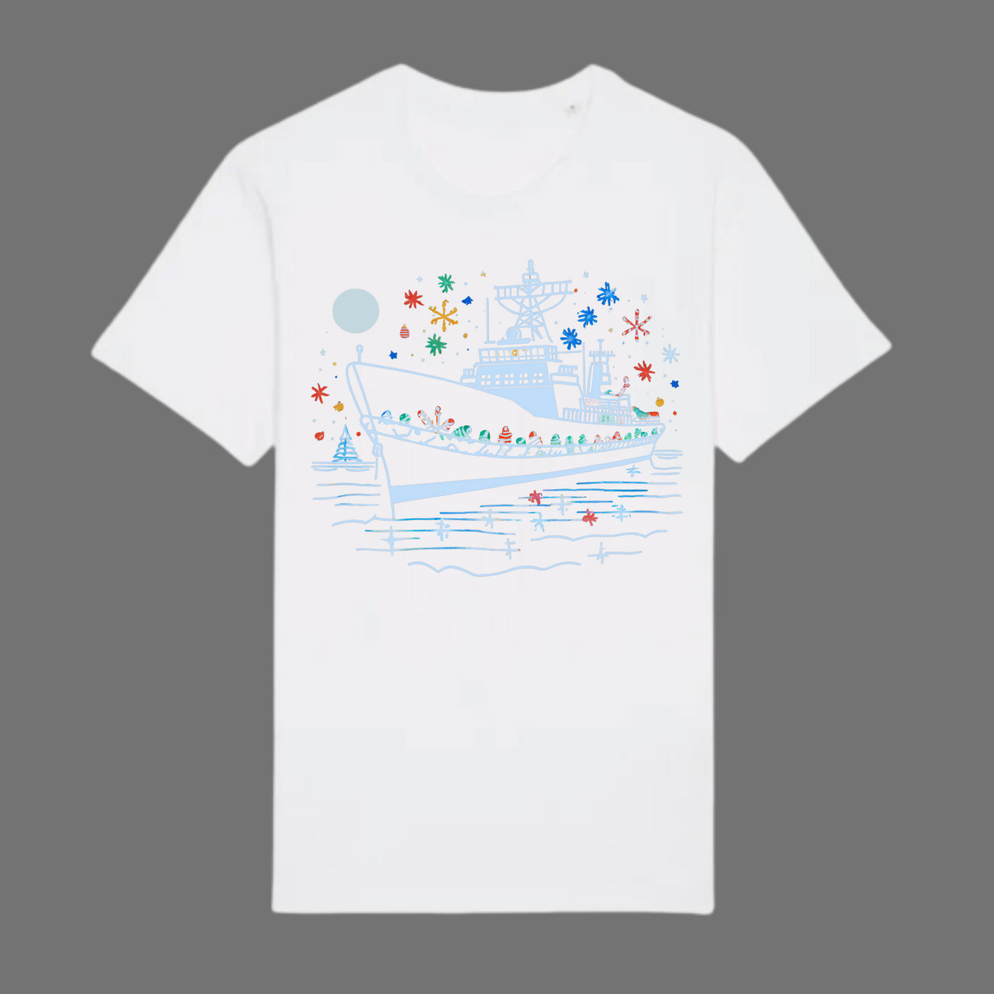 Christmas Ship! Royal Navy Christmas Tee - 4 Colours Available