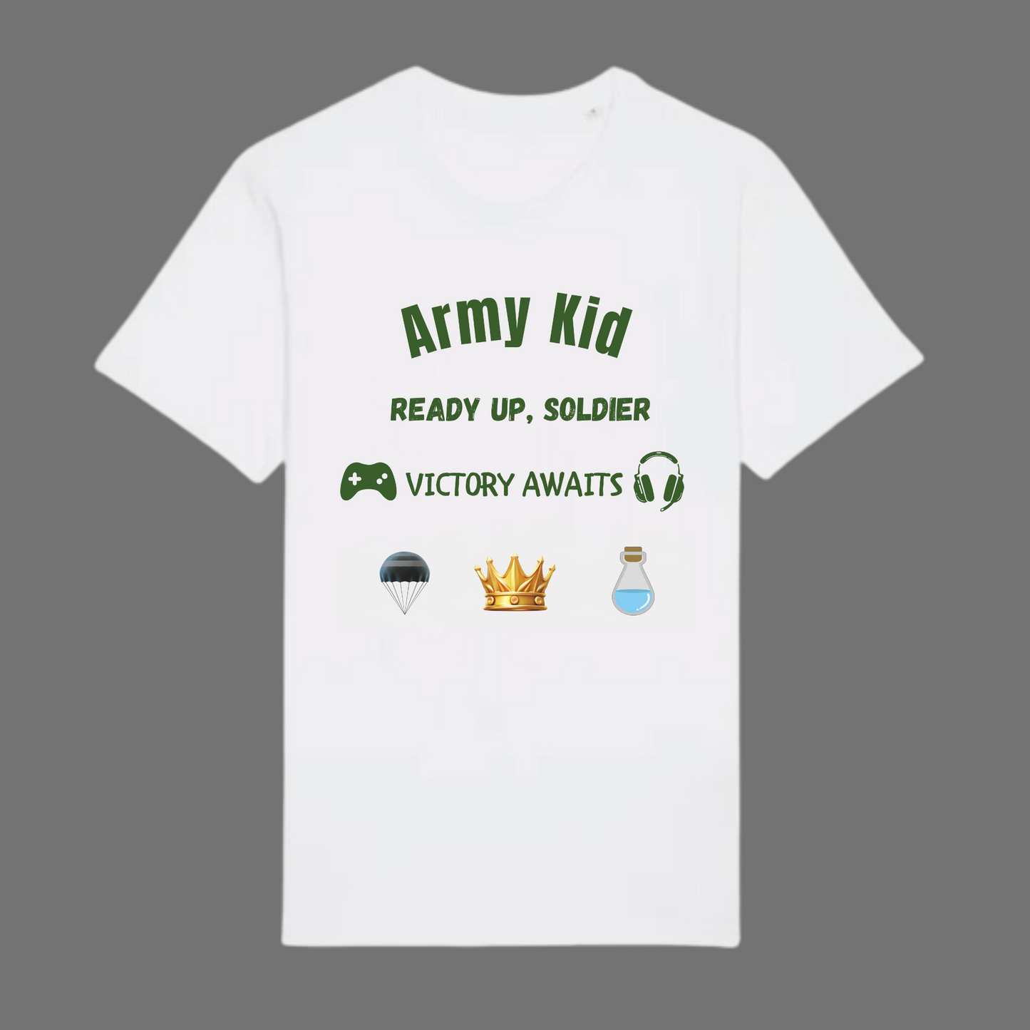Gaming  - Army Kid Tee - 4 Colours Available