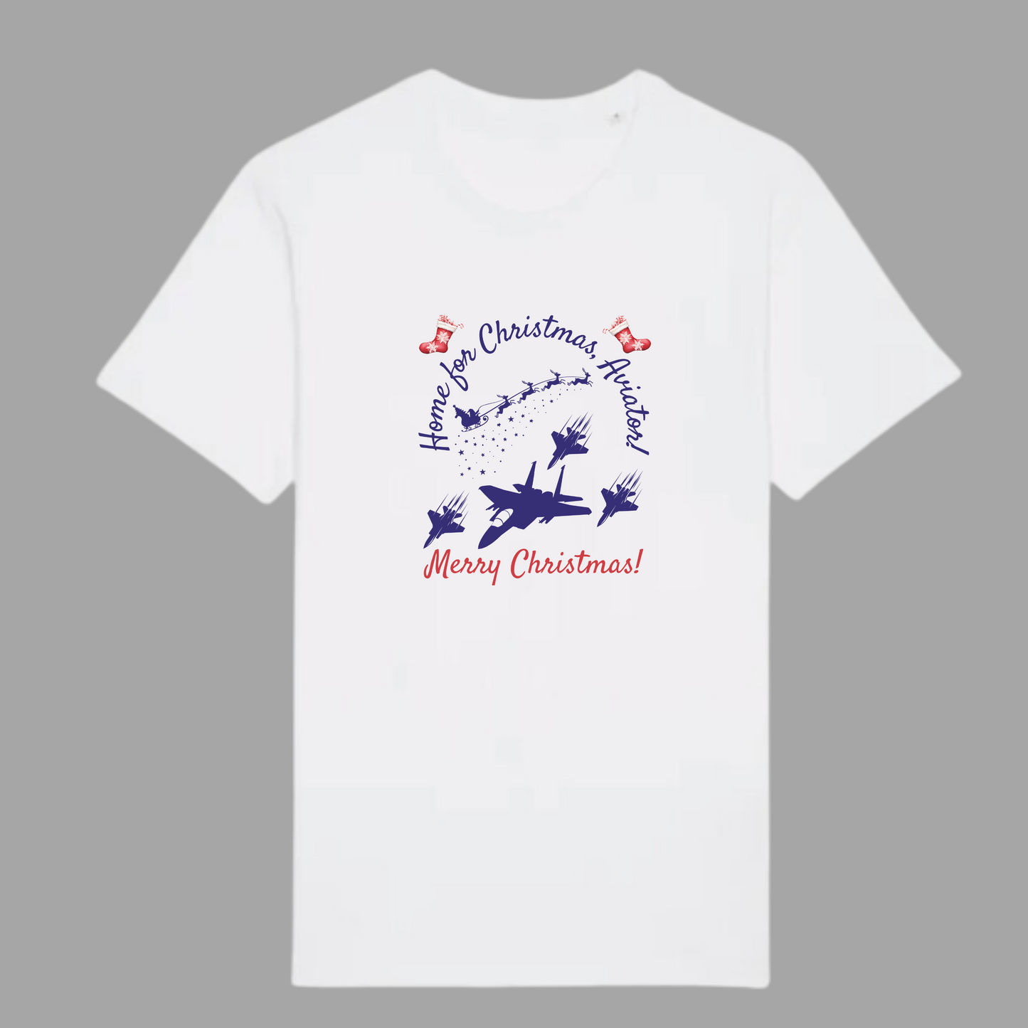 Home for Christmas, Aviator! RAF Christmas Tee - 4 Colours Available
