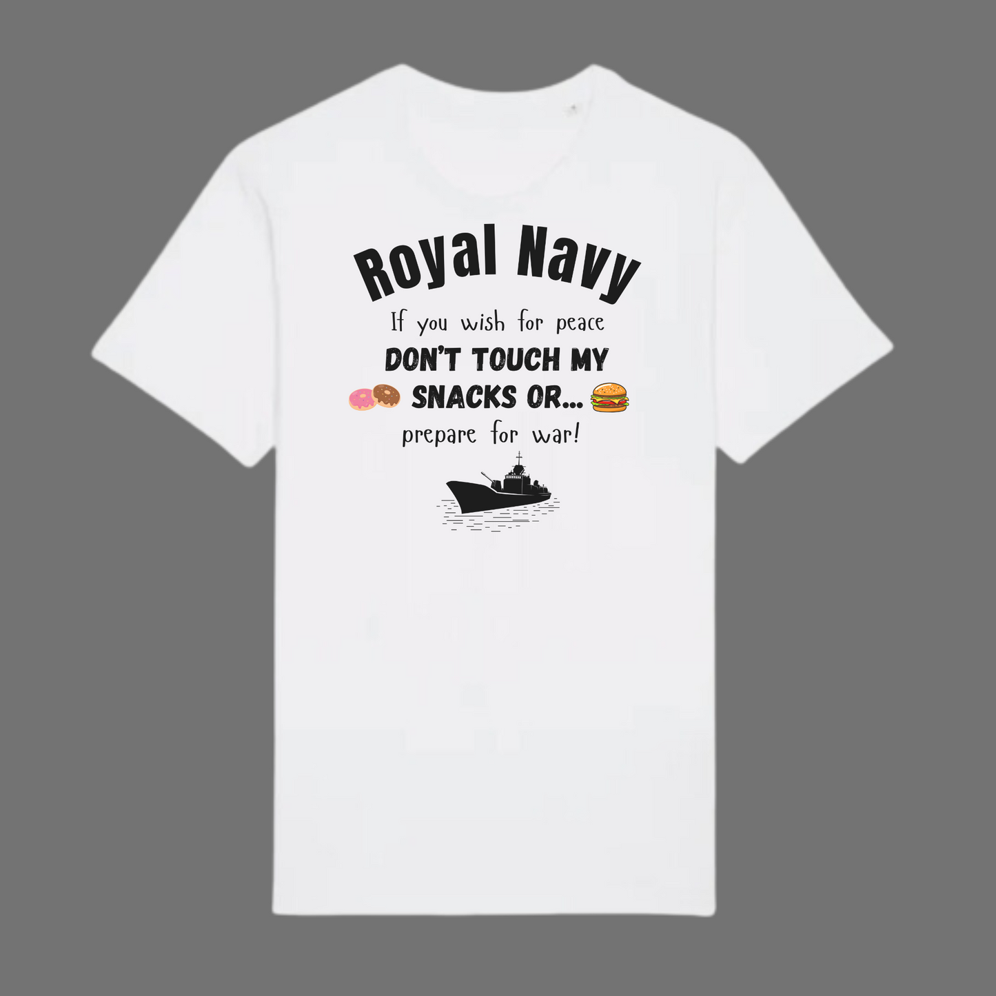 Snacks!! Royal Navy Tee - 4 Colours Available